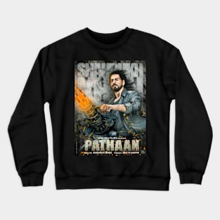 Pathaan-Artwork-shahrukh Crewneck Sweatshirt